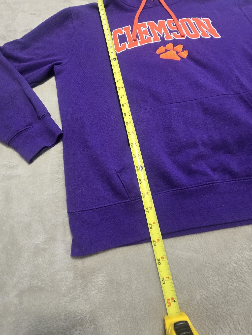 Colosseum Clemson Tigers Pullover Hoodie Sweatshirt Mens XL NCAA - Picture 4 of 6